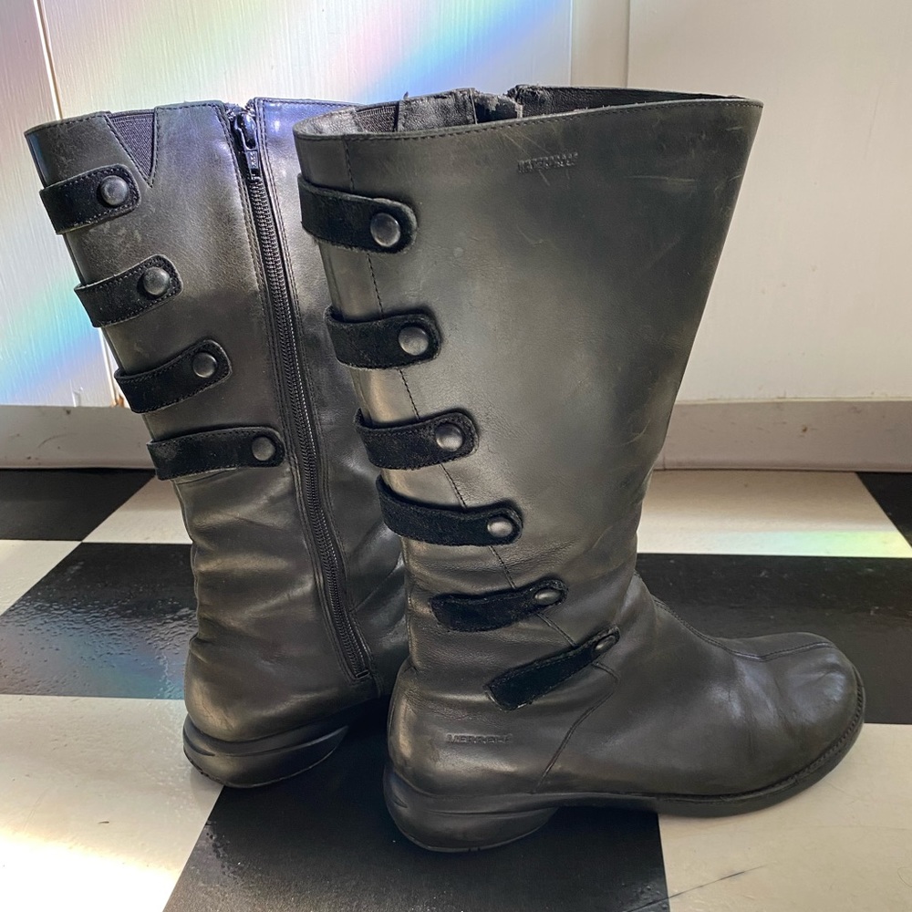 Black Merrell Captiva boots size 9